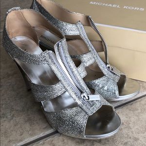 Michael Kors Berkley Glitter heels